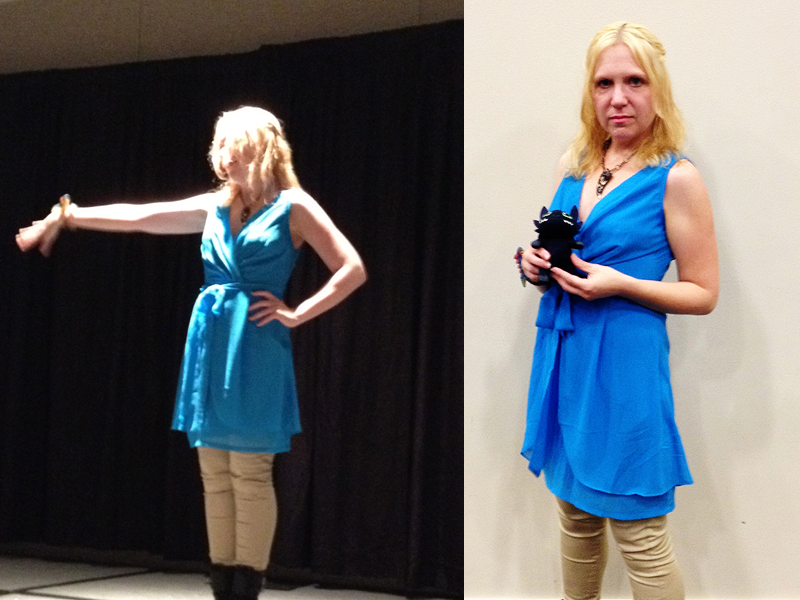a photoset of me dressed in the style of Daenerys Stormborn